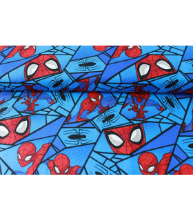 Tecido Estampado 100% Algodão "spider" 50 Cms. X 110 Cms. Segundo Foto
