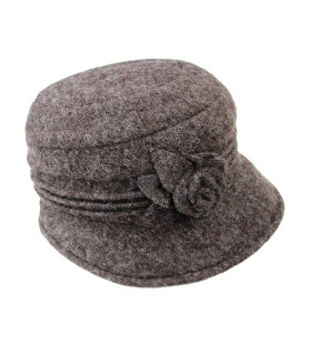 Sombrero De Feltina Para Mujer - la flor - la flor - la flor - la flor - la flor - la flor - poliéster - poliéster - poliéster - poliéster - poliéster