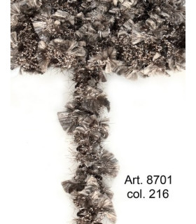 Galón Pelo Brillante Marrón 1,5 Cms. De Ancho X 1 Metro De Largo - colores para