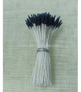 Pistilo Punta De Lanza Azul Marino 8 Cms. De Alto. Cabeza 1 Cm. X 3 Mm. - colores para