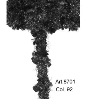 Galón Pelo Brillante Negro 1,5 Cms. De Ancho X 1 Metro De Largo - colores para
