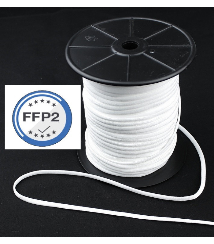 Flat elastic tape