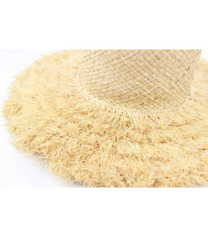 CAPELINA DE RAFIA NATURAL "ZEUS"