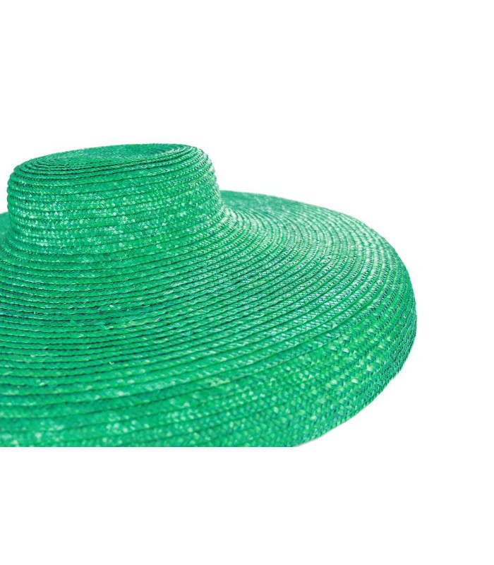 Pamela de paja trenzada "IRIS"