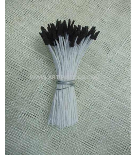 Pistilo Punta De Lanza Marrón 8 Cms. De Alto. Cabeza 1 Cm. X 3 Mm. - colores para
