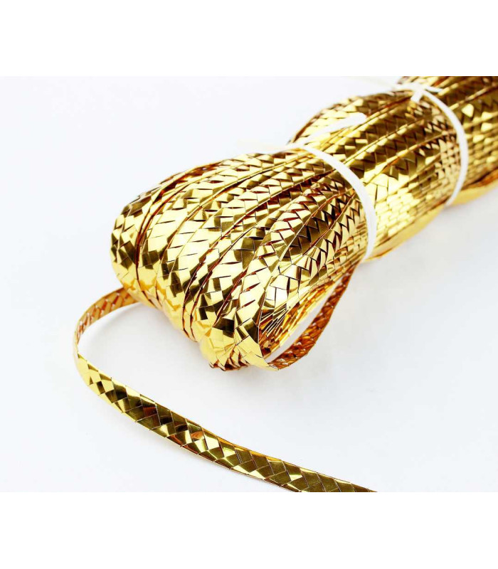 MILAR MILLINERY / Metallic synthetic Braid