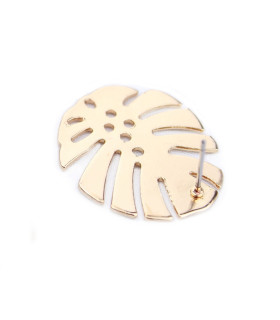 Fornitura Metalica "hojas" Oro Brillante - alambre para