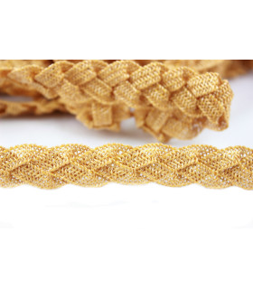 Pedaline / Paja Trenzada Semi-sintética Largo: 1 M. - Ancho: 1,8 Cms. Natural Brillo - tocados para