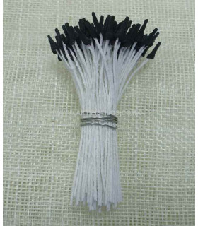 Pistilo Punta De Lanza Negro 8 Cms. De Alto. Cabeza 1 Cm. X 3 Mm. - colores para