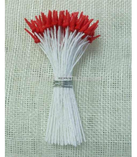 Pistilo Punta De Lanza Rojo 8 Cms. De Alto. Cabeza 1 Cm. X 3 Mm. - colores para