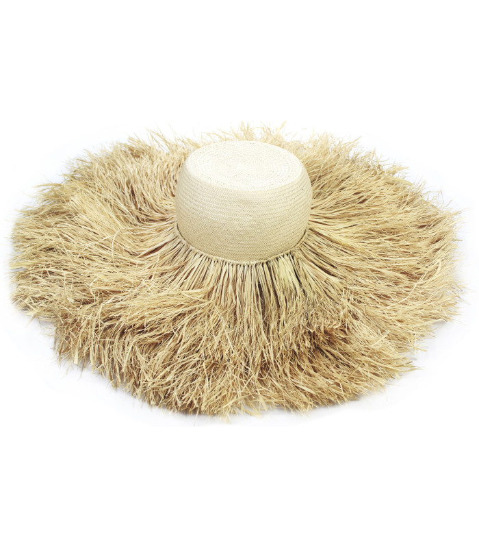 CAPELINA DE RAFIA NATURAL "ZEUS"