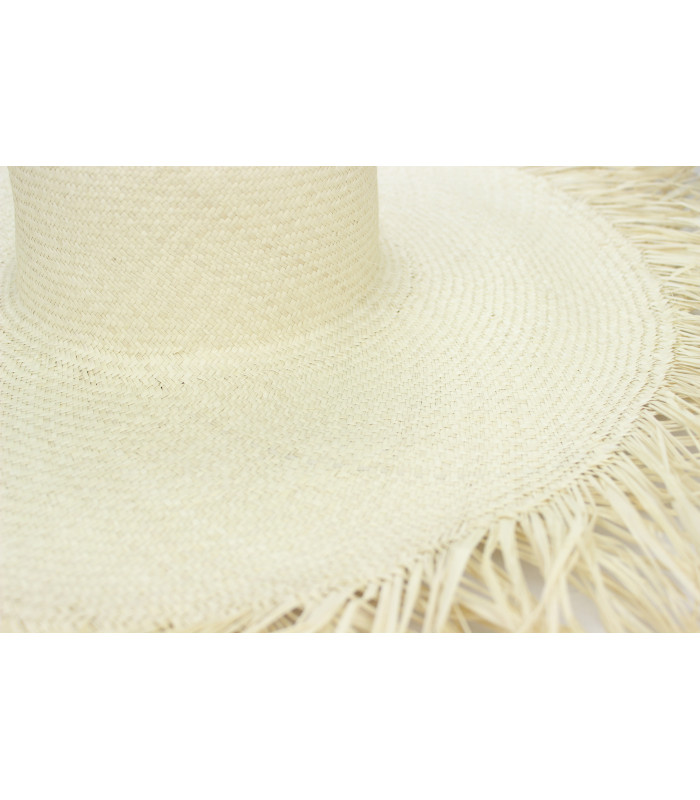CAPELINE "ASTERIA" DE NATURAL RAFFIA 50 CM