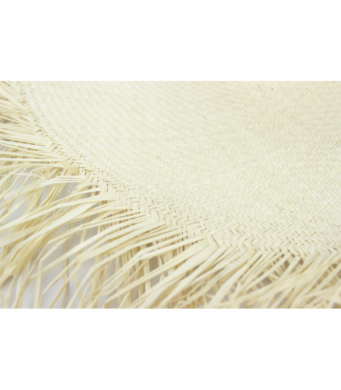 CAPELINE "ASTERIA" DE NATURAL RAFFIA 50 CM