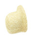 NATURAL STRAW HOOD "BAPTISM"