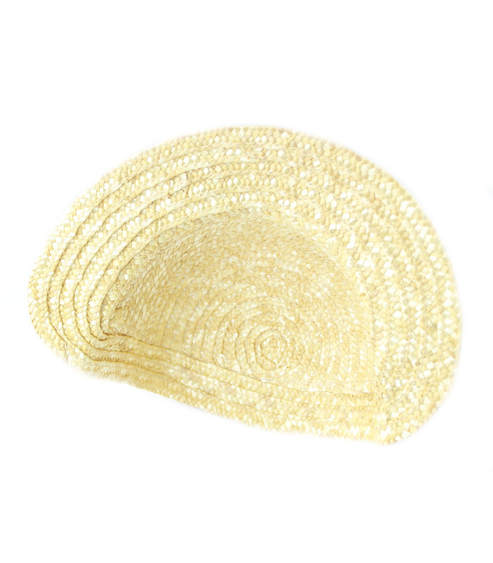 NATURAL STRAW HOOD "BAPTISM"