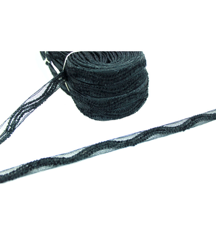 Horsehair tubular flat with Chenille