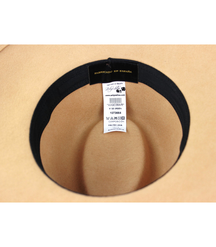 DAMENHUT FILZ  "CAHORS", FEDORA, 100% WOLLE