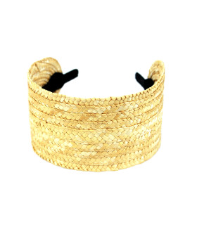 Diadema De Paja Natural 75mm Natural - tela