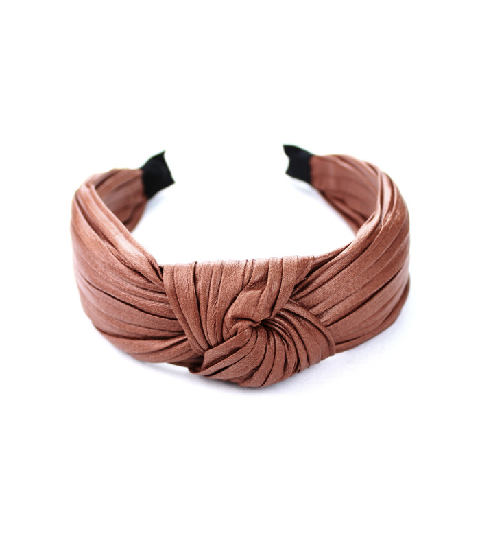 DIADEMA DE POLIPIEL CON NUDO "ANGELICA"