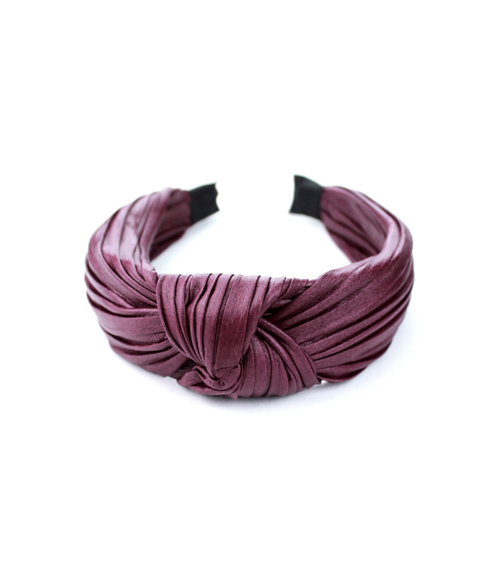 DIADEMA DE POLIPIEL CON NUDO "ANGELICA"