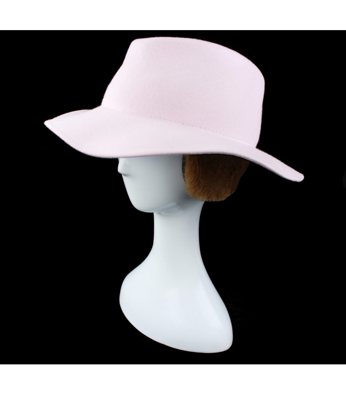 Lady's waterproof felt hat - Self-adjusting