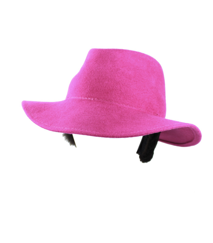 Lady's waterproof felt hat - Self-adjusting