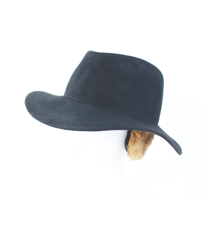 Lady's waterproof felt hat - Self-adjusting