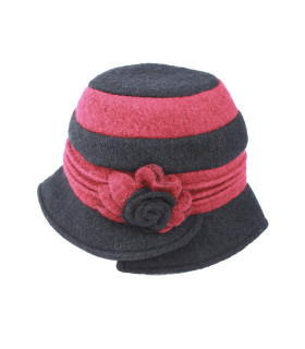 Sombrero De Feltina Para Mujer - la flor - la flor - la flor - la flor - la flor - la flor - poliéster - poliéster - poliéster - poliéster - poliéster