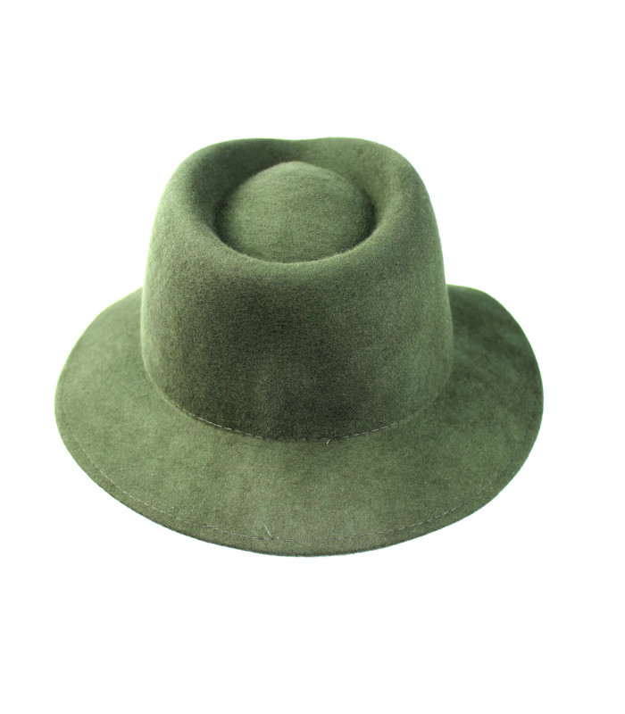 WOMEN'S FELT HAT - 100% WOOL - UNDEFORMABLE