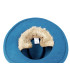 Lady's waterproof felt hat - Self-adjusting