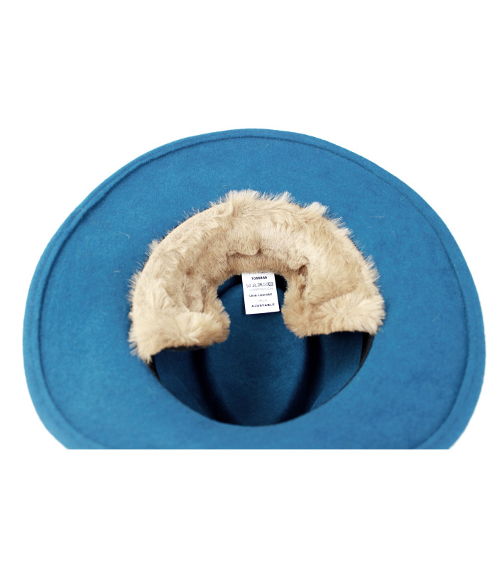 Lady's waterproof felt hat - Self-adjusting