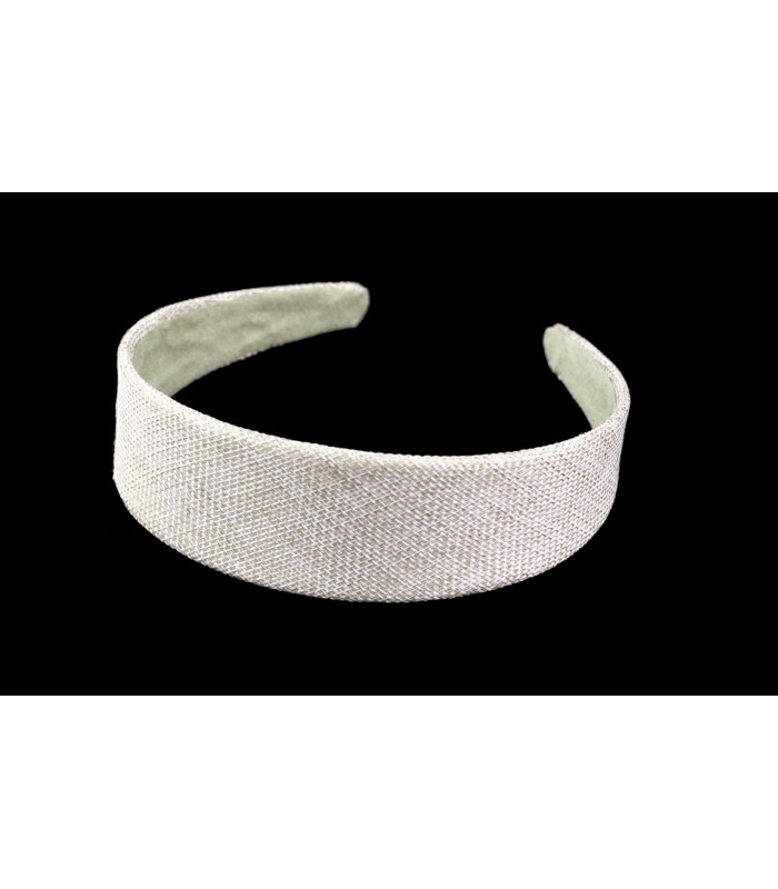 DIADEMA DECORATIVA DE YUTE 4 CM