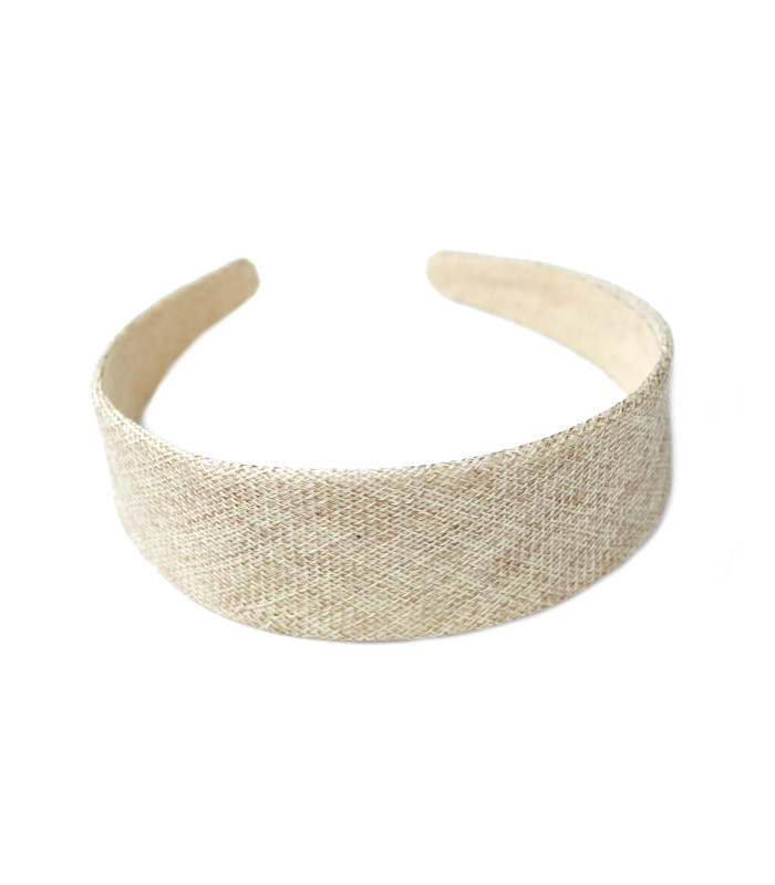 DIADEMA DECORATIVA DE YUTE 4 CM