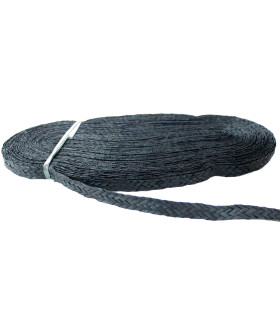 Cinta Trenzada De Buri Negro 1 Mt. X 2 Cms. - tocados para