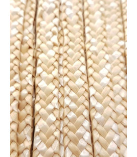 NATURAL BRAIDED STRAW TAPE 10 MM