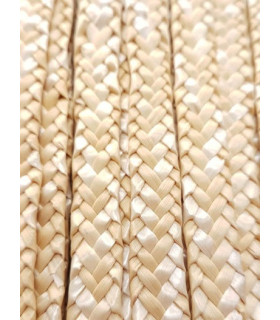 NATURAL BRAIDED STRAW TAPE "MoMA"  12mm x 1m