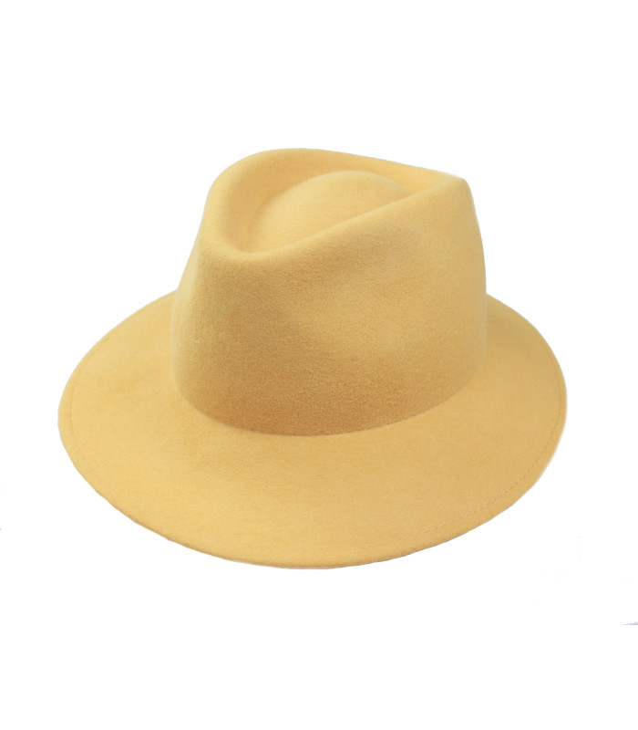 WOMEN'S FELT HAT - 100% WOOL - UNDEFORMABLE