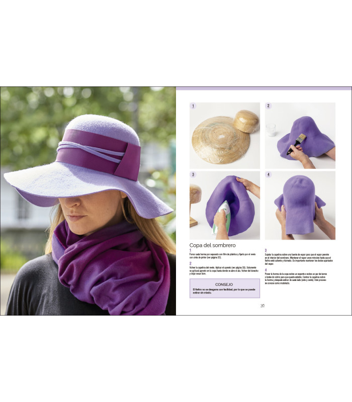 DISEÑO Y CONFECCIÓN DE SOMBREROS DE FIELTRO