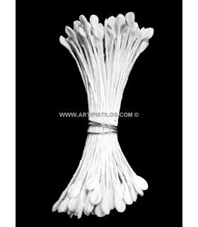 Pistilo Remo 2 Flancos Branco 8 Cms. De Largo. Cabez. Plana 4 Mm. Aprox.