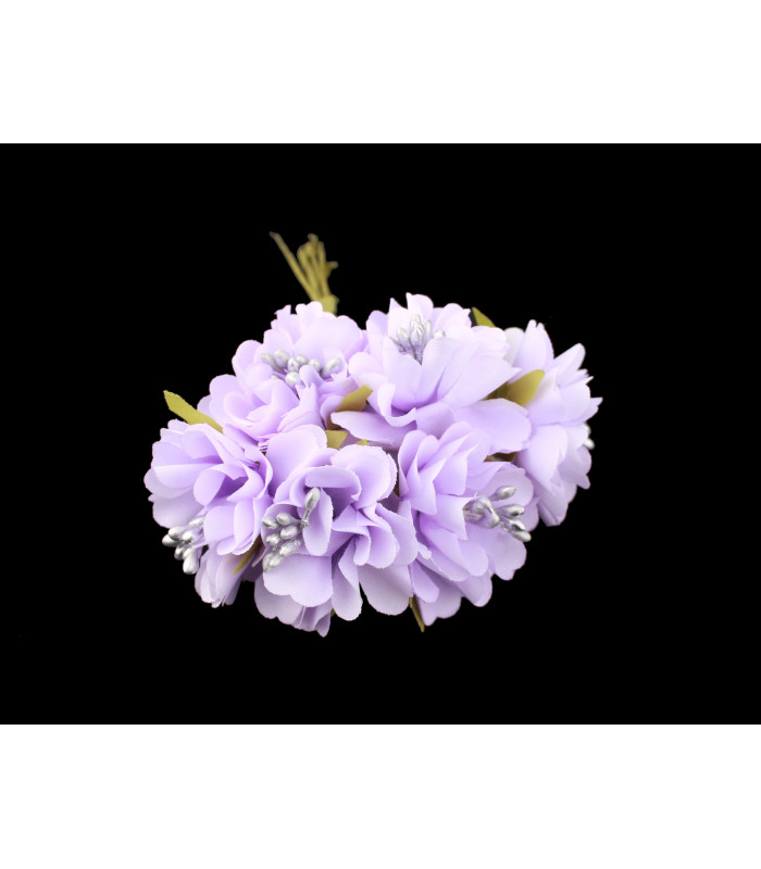STRAUß AUS 6 MINIBLUMEN AUS STOFF