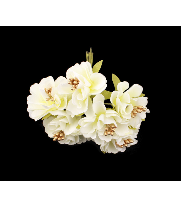 STRAUß AUS 6 MINIBLUMEN AUS STOFF