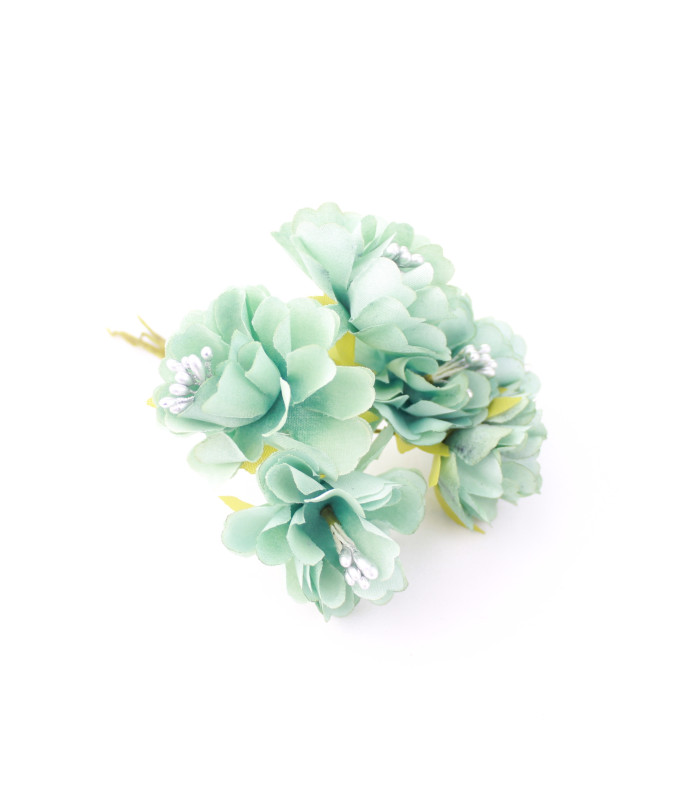 STRAUß AUS 6 MINIBLUMEN AUS STOFF