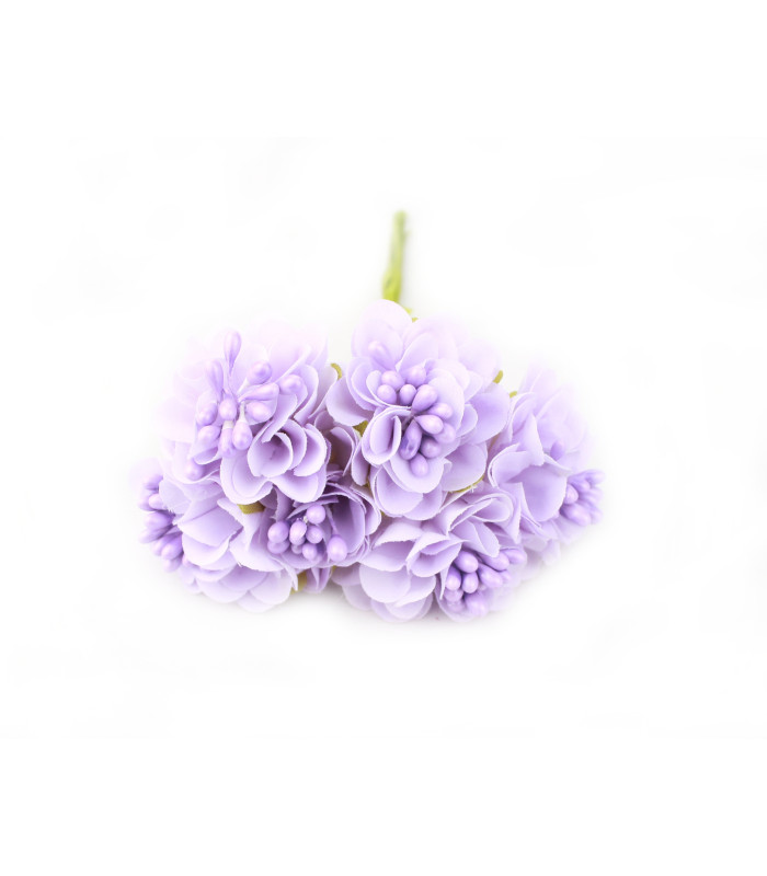 FABRIC FLOWER BOUQUET (6 PCS.) "AMBERES"