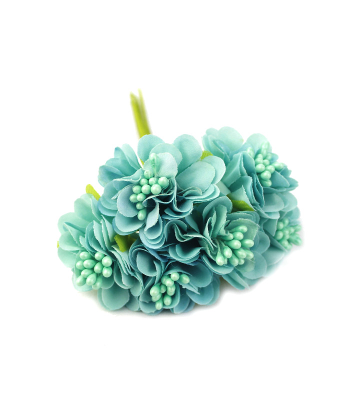 FABRIC FLOWER BOUQUET (6 PCS.) "AMBERES"