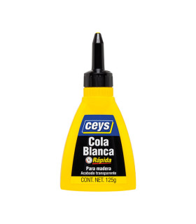 Ceys - Cola Blanca 125 Grs. Transparente Envase De 125 Grs. - manualidades