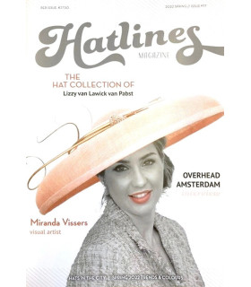 Hatlines Magazine - Spring 2022 / Issue 77 for millinery, fascinator, wedding hat