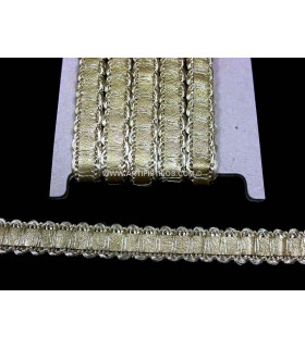 Galon Rayon/polipiel 14 Mm. Oro 1 Mt. X 14 Mm. - bolsos