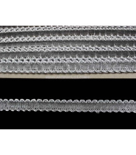 Galon Rayon/polipiel 14 Mm. Plata 1 Mt. X 14 Mm. - bolsos