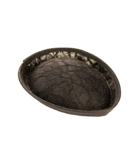 Sinamay Base "lovelace" Preto - pamelas