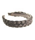 BRAIDED SATIN HEADBAND "MANHATTAN"